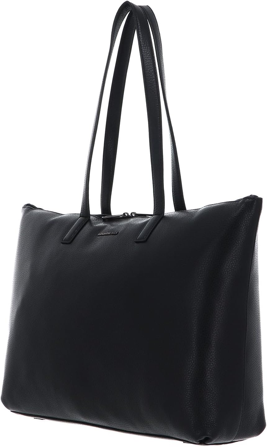 Mandarina Duck Women's Mellow Leather Crossover Handbag, black, One Size