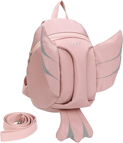 CFX Correa de mochila para niños pequeños con asa de seguridad, correas atractivas para edades de 2 a 4 años, Rosa, Mochilas Daypack