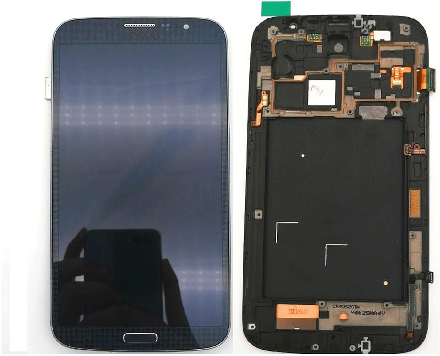 Fit for Samsung Galaxy Mega 6.3 I9200 I9205 LCD Display Touch Screen Digitizer Assembly LCD Display Touch Screen (Color : Black No Frame)