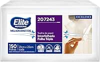 Papel Toalha Interfolhado Folha Tripla Com 150 Folhas