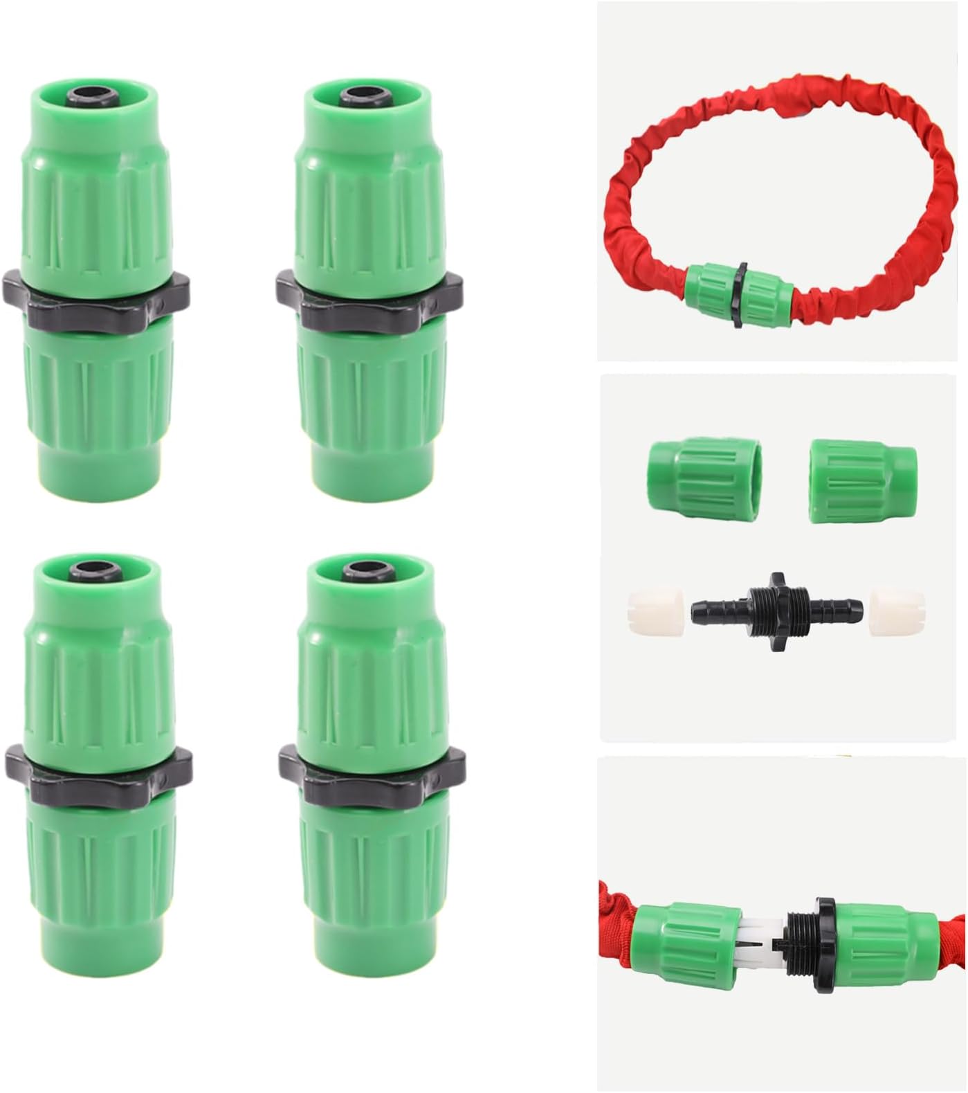 2 Pack Joiner for Expanding Hose (X Hose Type) to Join Two Hoses