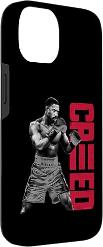 Miniatura 6 de iPhone 11 Adonis Creed pose con logotipo vertical rojo funda