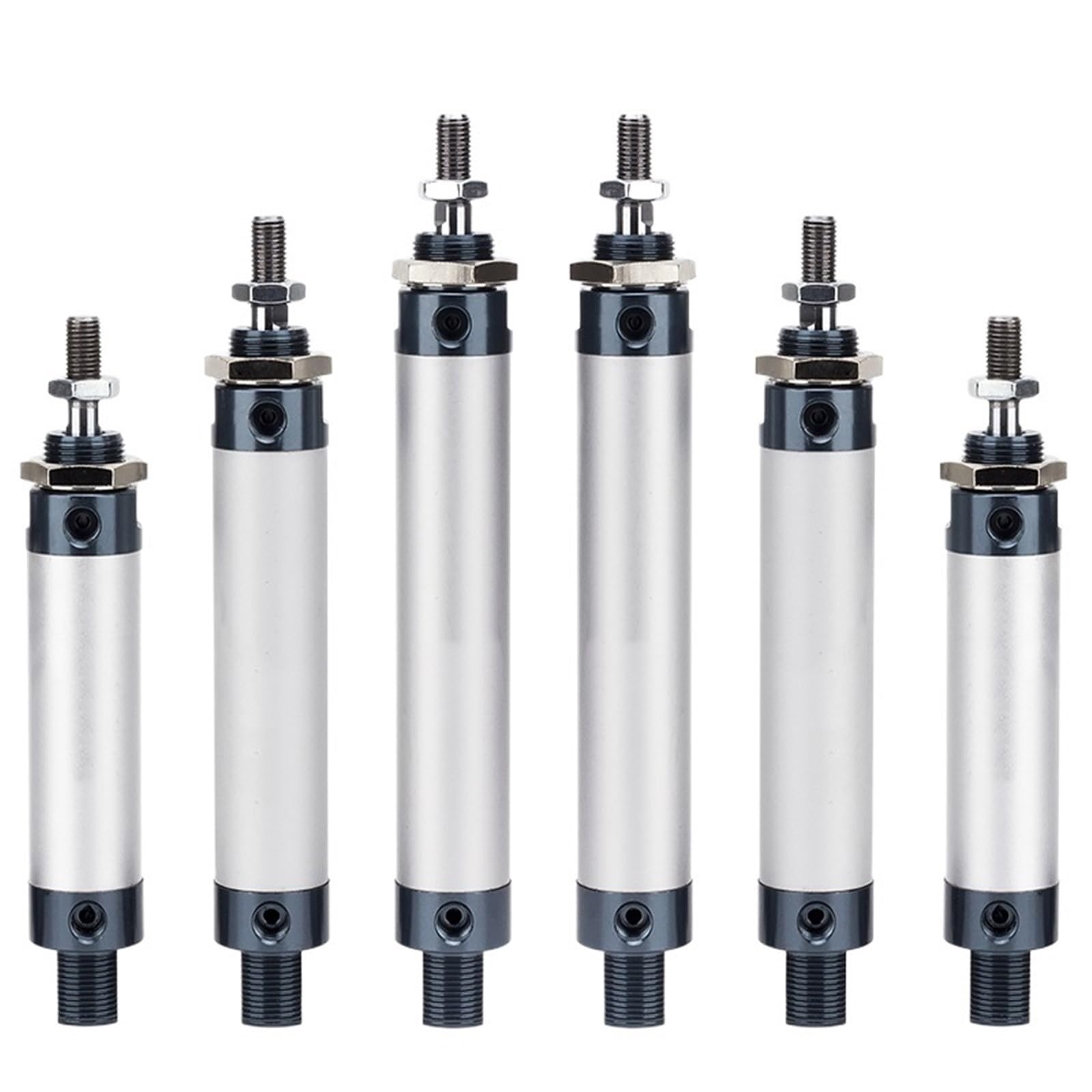 Vérin pneumatique double air comprimé 25mm course 175mm actionneur