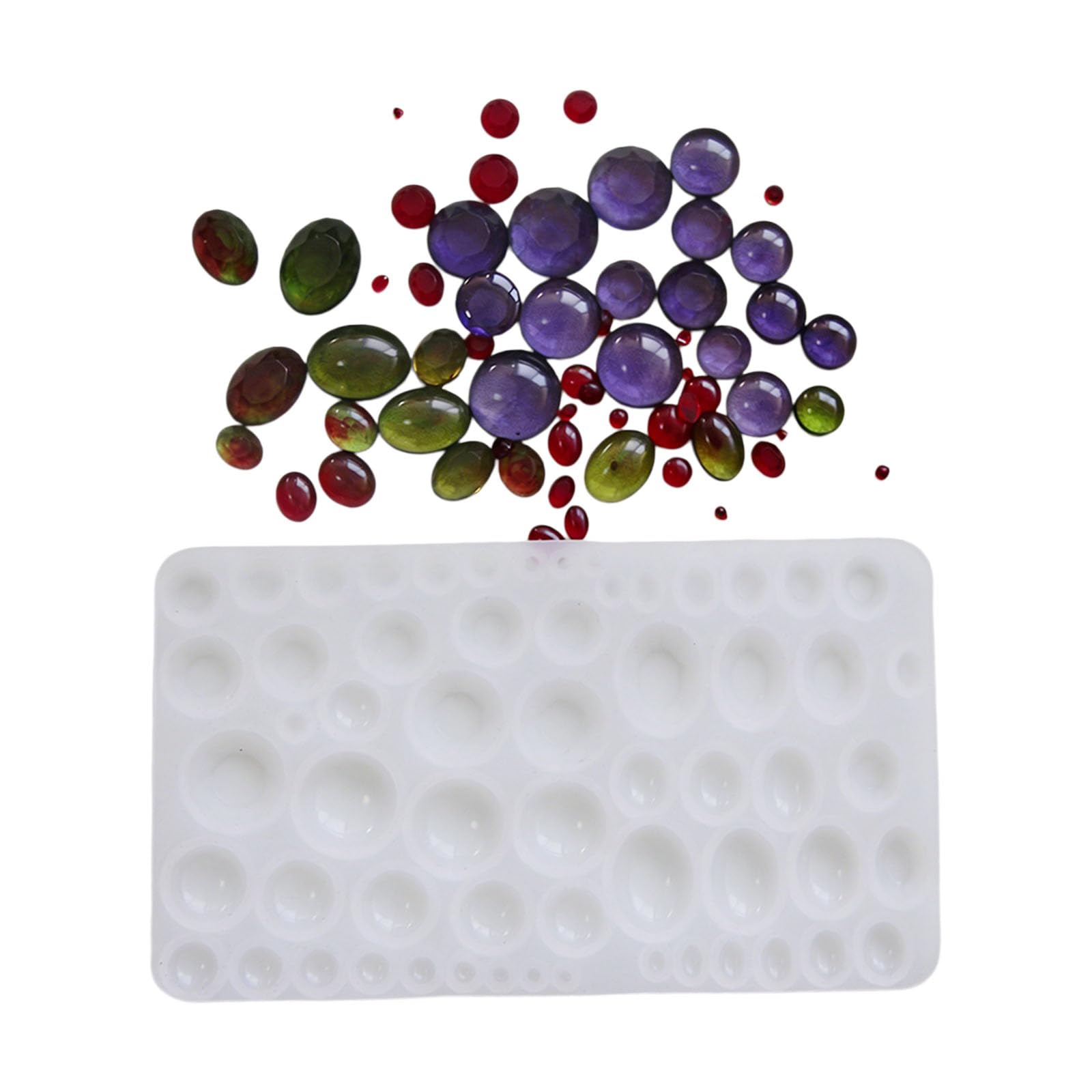 SXRQ Professional Flexible Silicone Jewelry for Home Decoration Projects Oval