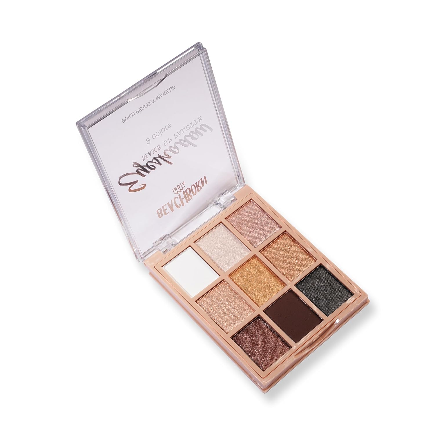 BEACHBORN Professional Makeup Eyeshadow Palette (Multicolor)| Matte| Shimmer | Beginner Friendly & Long Lasting Eye Shadow Palette | All In One Makeup Palette 9 Color Pallete (BBI-02-02 SHADE NO.1, 12.6)-image-48