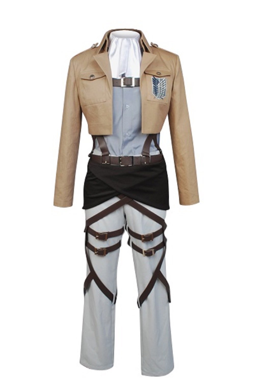 Attack on Titan Survey Corps Rivaille Levi Cosplay Costume