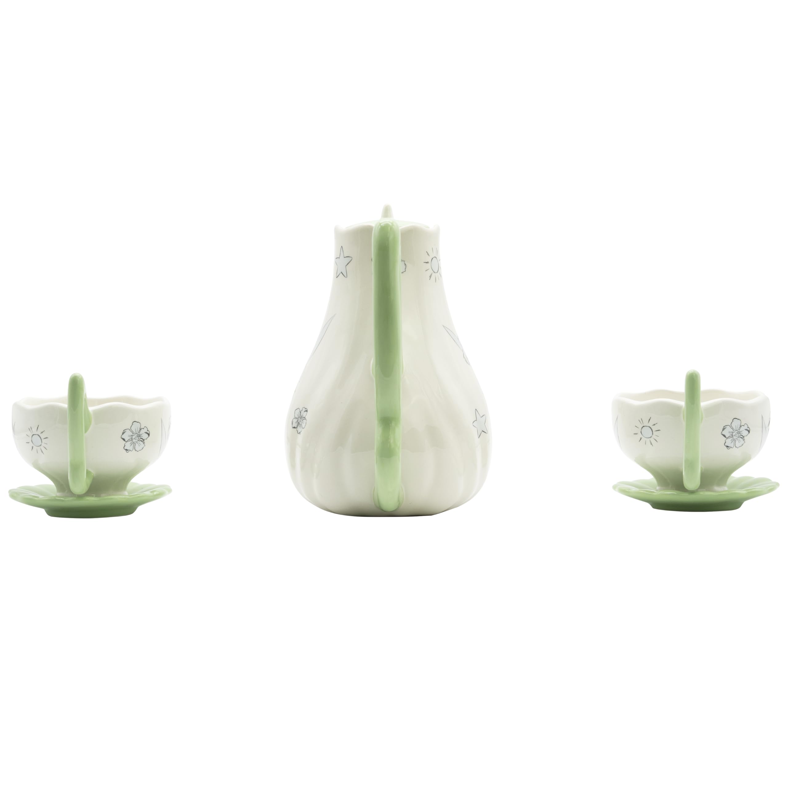 ABYstyle Disney Tinkerbell Ceramic Premium Teapot & Cups Set