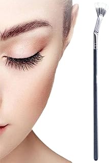 Bent Lash Fan Brush | 120 Degree Angled Eyelash Definer Fan Brush - Eyeliner Detail Brush, Makeup Brush, Lash Wand Brush Fan for Natural Lifted Effects and Enhance Lower Lashes Tmay