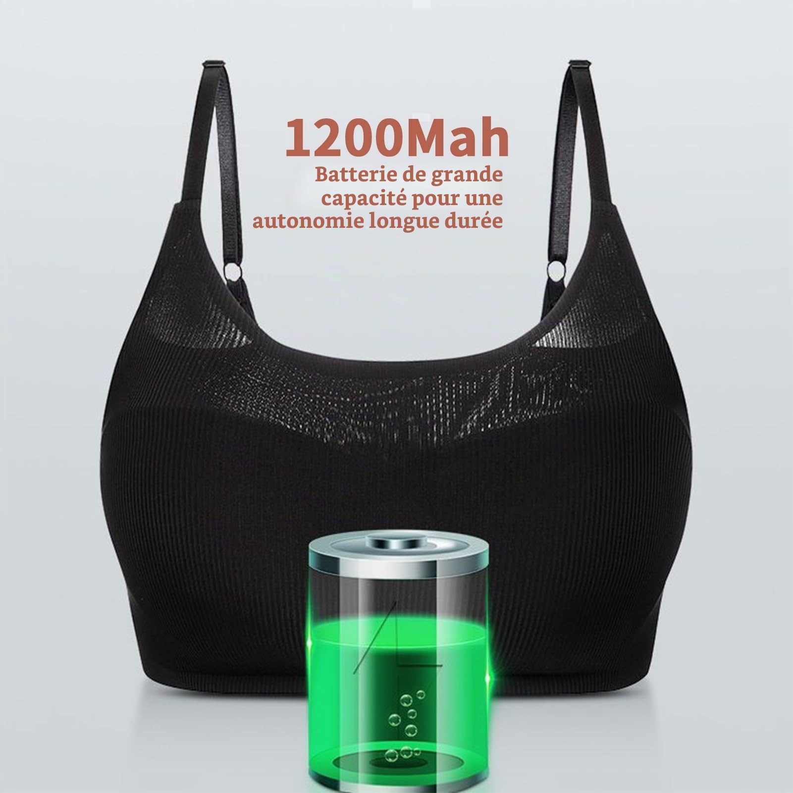 Masseur de sein – Coussin chauffant portable en silicone, système de vibration à 3 modes | Dispositif d'allaitement réutilisable, équipement de thérapie douce pour femmes, maternité, hôpital, soulagem