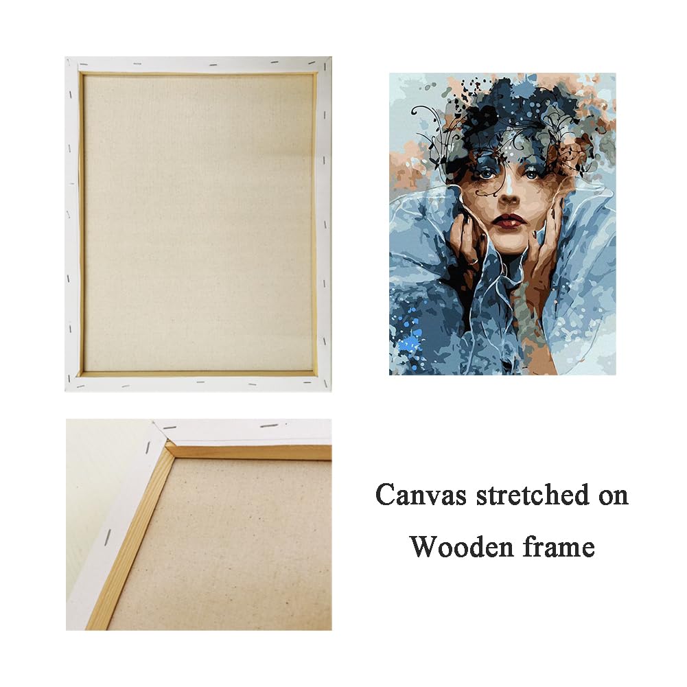 LukFun Paint di numeri per adulti DIY pittura ad olio di numeri su tela