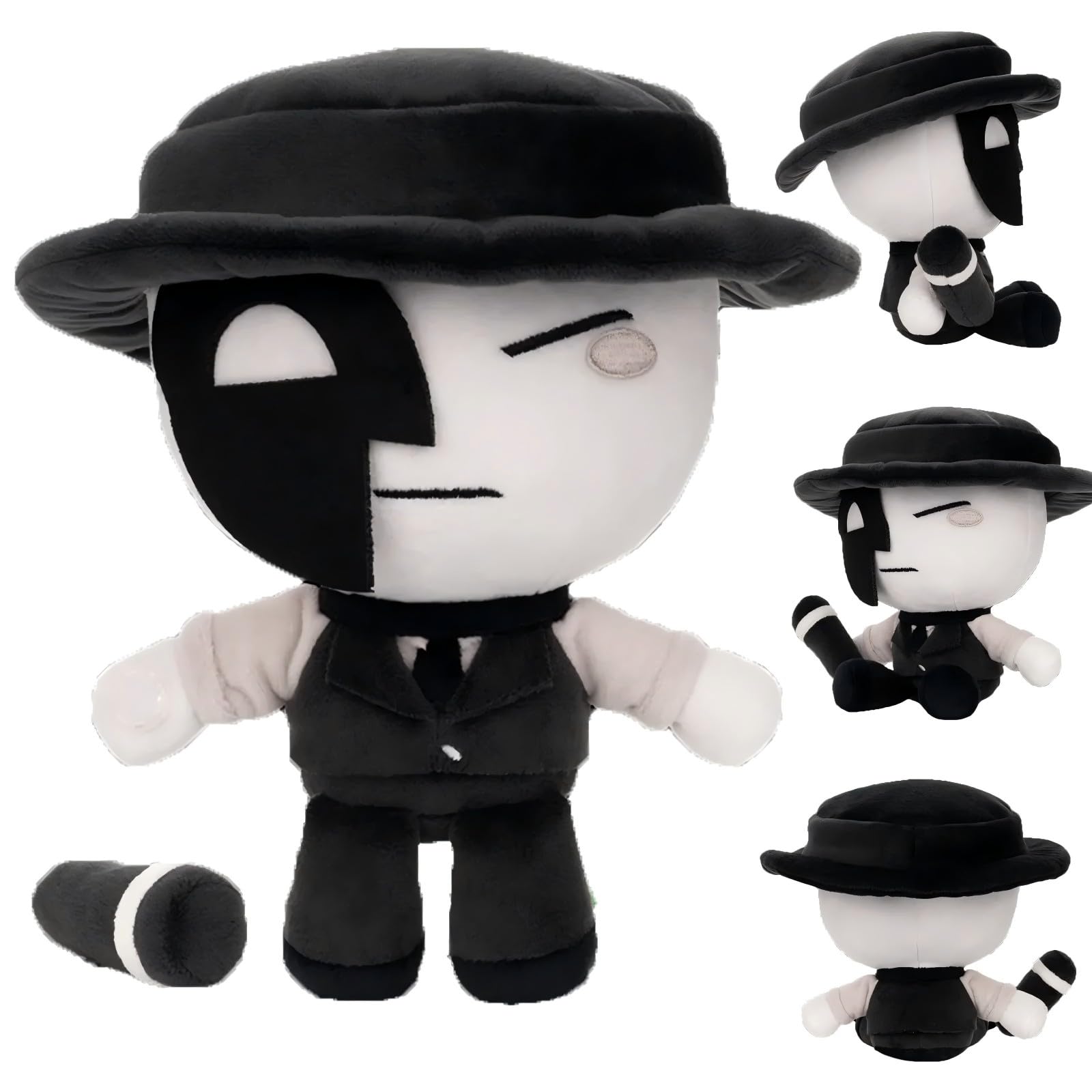 MaMiDay Die of Death Plush, 7.9 Inch Artful from Die of Death Stuffed Toy, Collectible Gaming Character, Cute Plushies for Game Fans, Collectible Gift