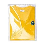Wowfit 100 Count 9x12 Inch Clear Cellophane Plastic Bags, Resealable Self-Sealing Cello Bags Great for Clothes, Shirts, Pants, Foods, Flyers, More (9 x 12 with reinforced sides)