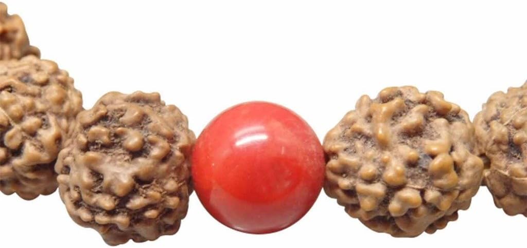 Arihant Gems & Jewels 5 Mukhi Rudraksha Pendant With Evil Eye Protection Bracelet, Original Certified Rudraksha For Men & Women, Spiritual Healing Jewelry Set