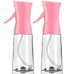 Spray Bottle,Fine Mist Spray for Hair,Ultra-Fine Continuous Spray Bottle for Skincare,Plant Care,Pet Grooming,Cleaning, Refillable Spray Container,Christmas Gift (2Pcs Light Pink)