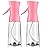 Spray Bottle,Fine Mist Spray for Hair,Ultra-Fine Continuous Spray Bottle for Skincare,Plant Care,Pet Grooming,Cleaning, Refillable Spray Container,Christmas Gift (2Pcs Light Pink)