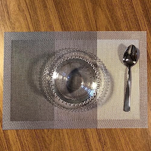 Kit Lugar Americano 6 Un - Oferta (Prateado Degradê)