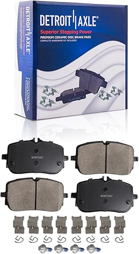 Miniatura 144 de Detroit Axle - Pastillas de freno traseras para Chevrolet Captiva Sport Equinox GMC Terrain Pontiac Torrent Saturn Vue XL-7, Pastillas de freno de