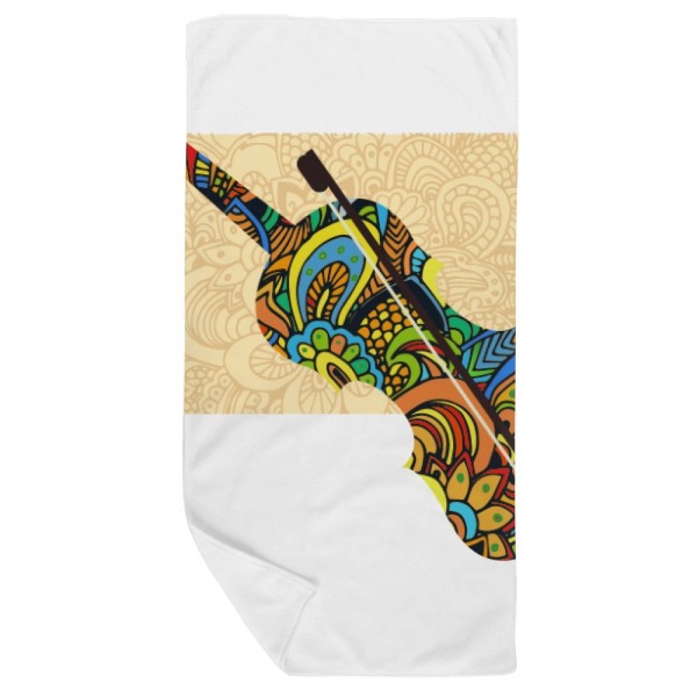 Serviette de bain compacte violon festival pour peaux sensibles et douces