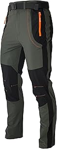 Kuseeker Men's Stretch Work Hiking Pants