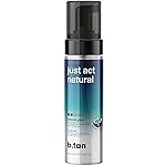 b.tan Clear Self Tanner Bronzing Water Foam | Just Act Natural - Best 1 Hour Express Sunless Tanning Mousse, Dark, Transfer-Free, Enriched With Coconut Water & Vitamin E, Face & Body, 6.7 Fl oz