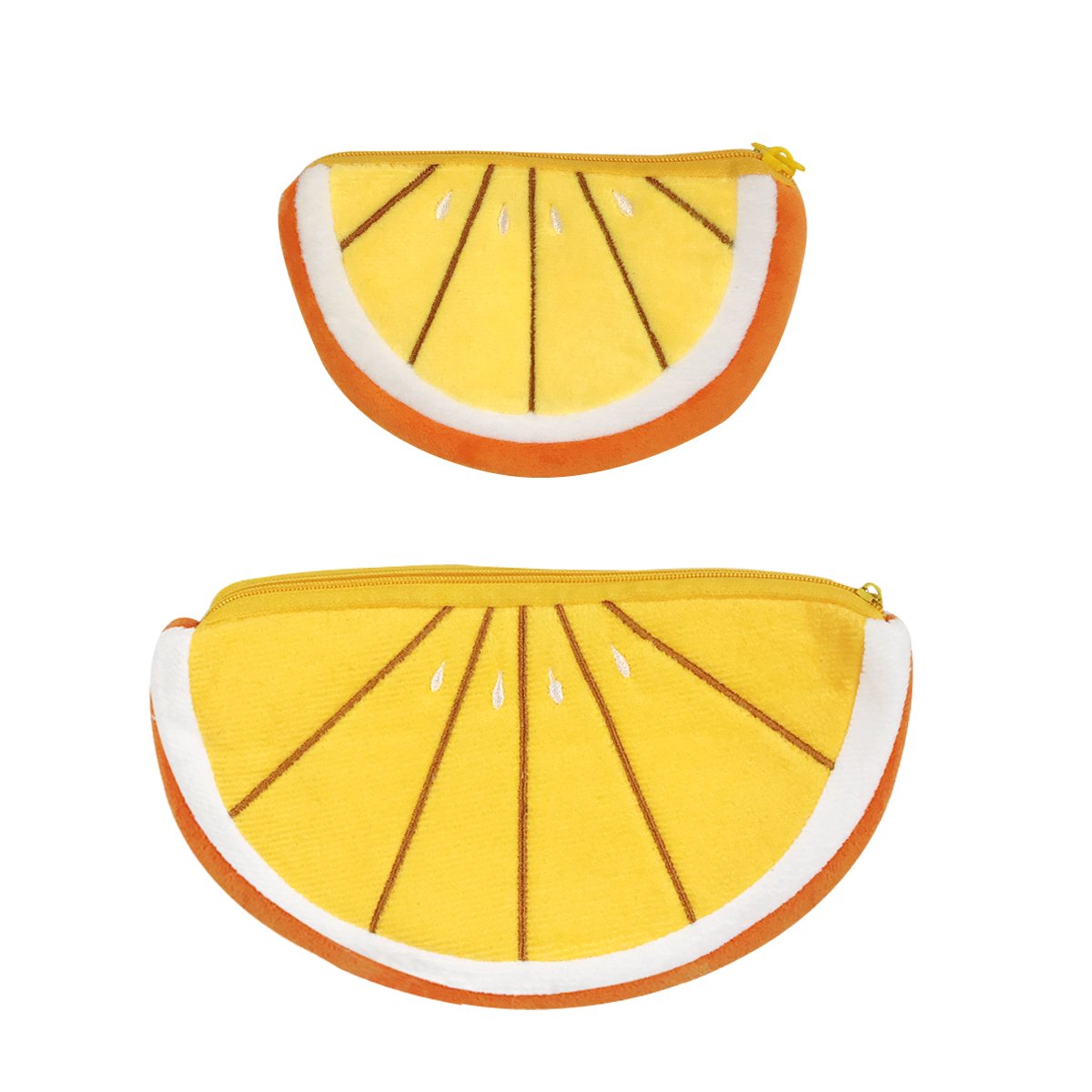 Wrapables Fruity Lot de 2 trousses et trousse Orange