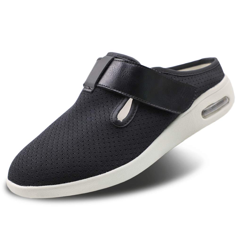 Secret SlippersWomen's Diabetic Slippers Extra Wide Width Walking Shoes with Adjustable Closures for Diabetic Edema Plantar Fasciitis Bunions Arthritis Swollen Feet