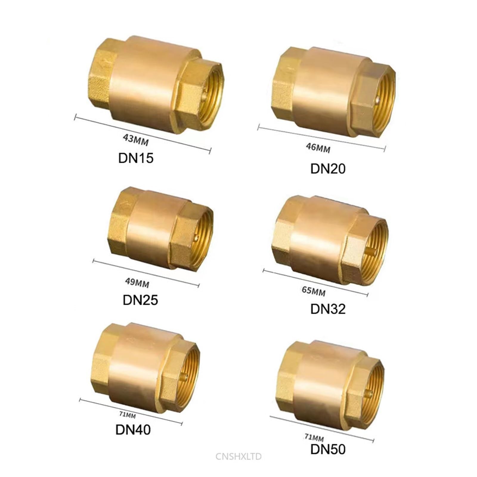 DOLUNTO Valvole Di Ritegno 1pc 3/8 Di Pollice Filettatura Femmina - Foto 13