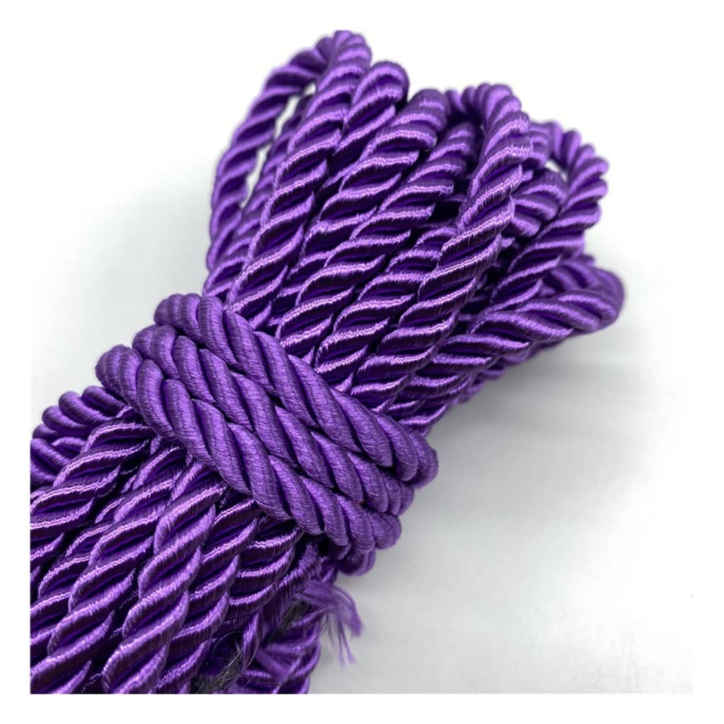 Cuerda de polipropileno de 6mm morada para renovar tus adornos caseros
