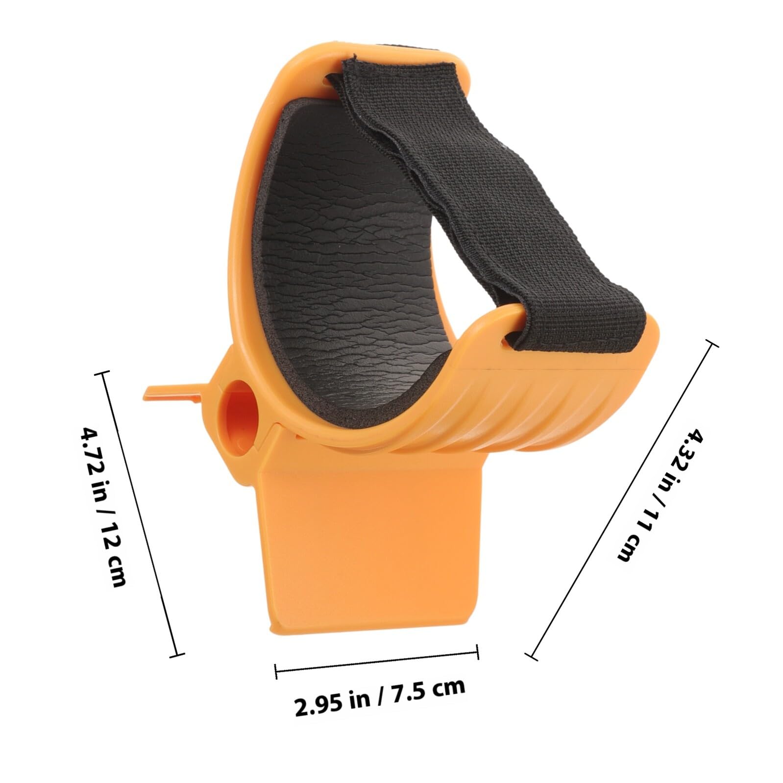 Support pour Détecteur de Métaux Jaune Léger Portable en Plastique