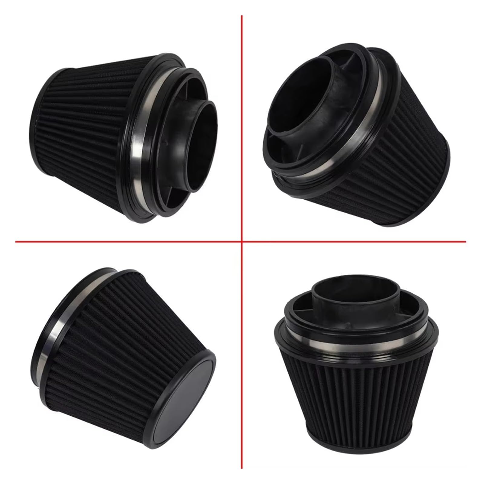 Filtro De Aire Del Motor Para Ford Para Mustang GT 5.0L V8 Gas 2015-2017 Turbo Tubo Entrada Aire Frío Kit Tubo Entrada Con Filtro Aire Alto Flujo
