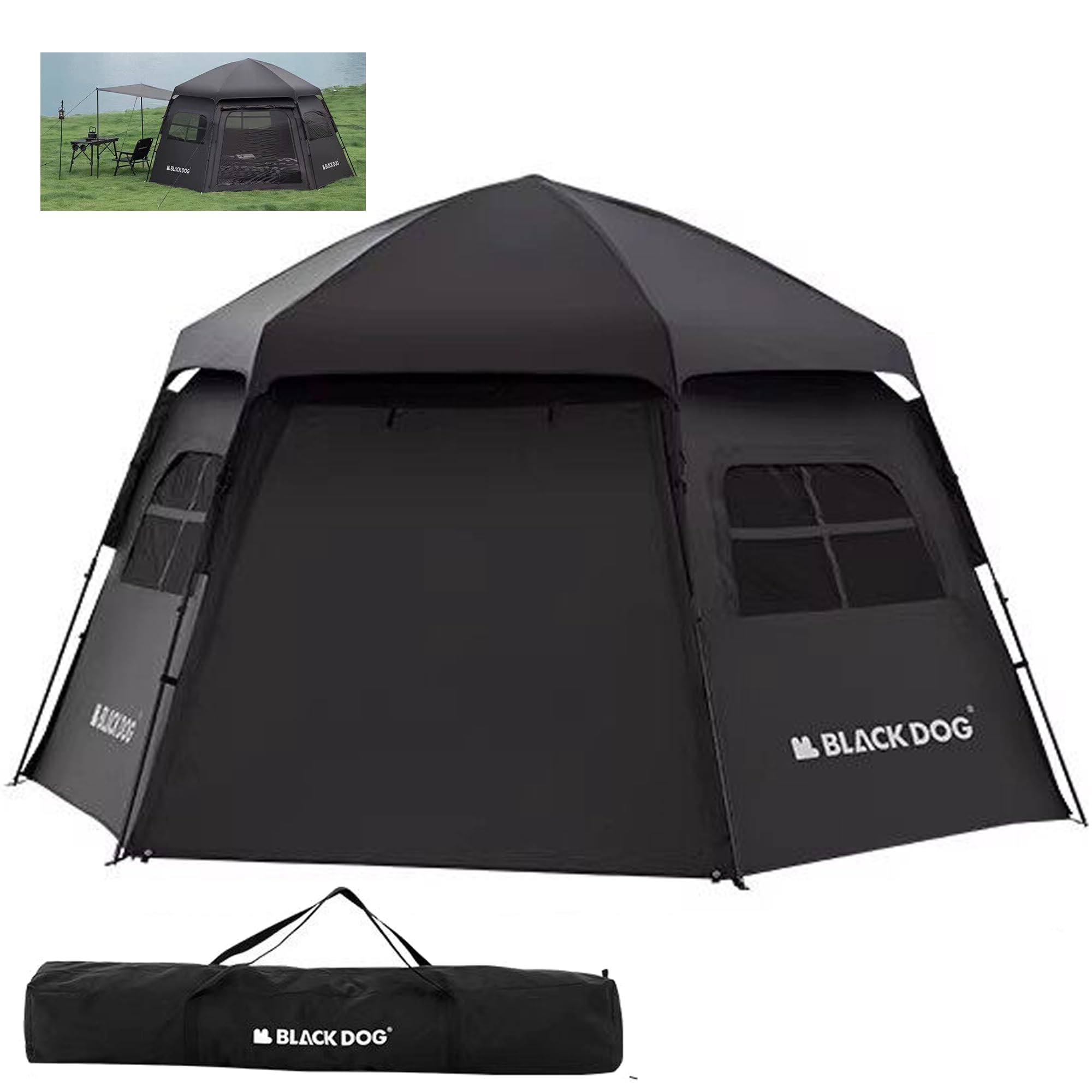 Amazon.com : Windhike Blackdog Hexagon Automatic Waterproof Family