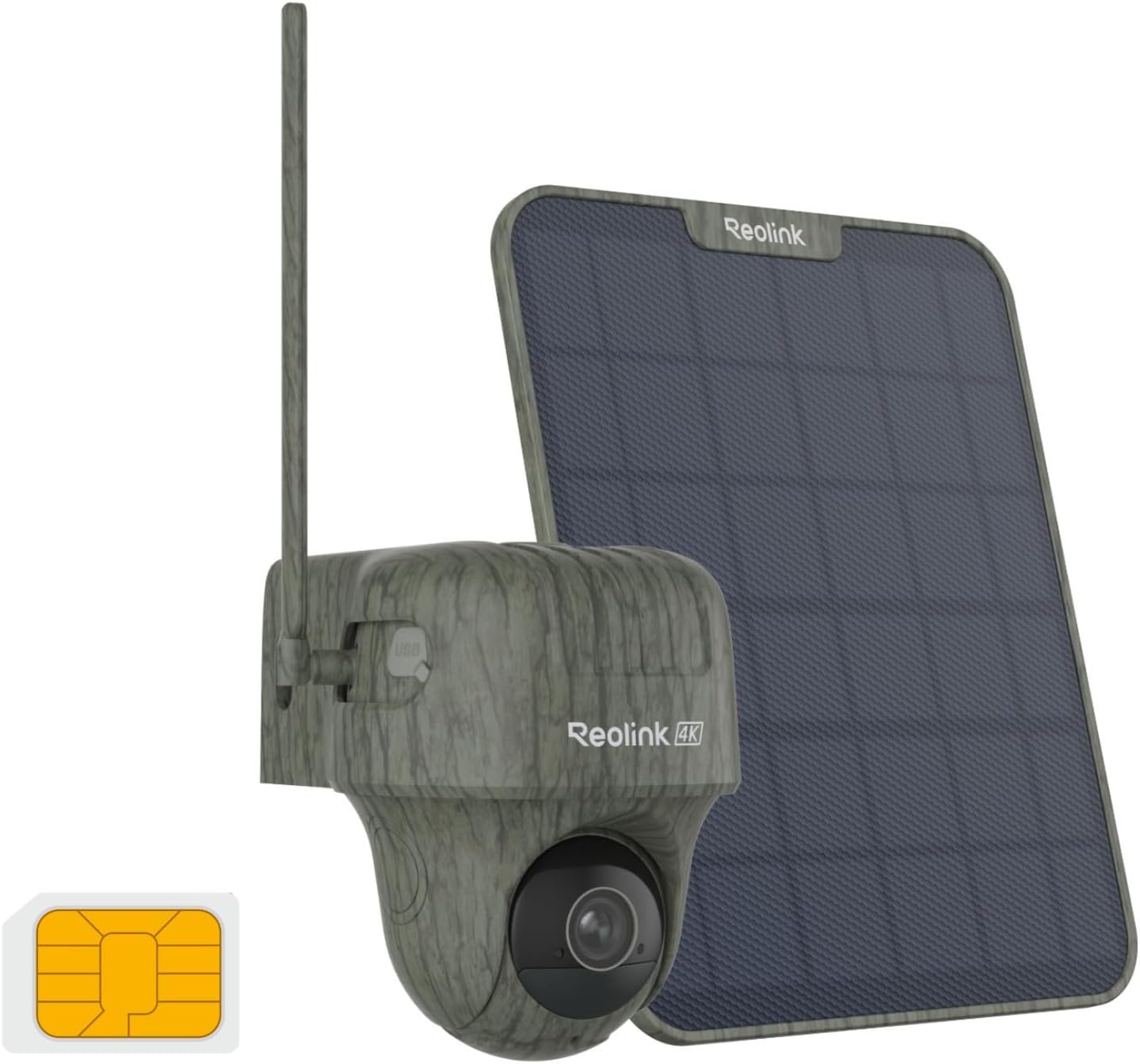 4G LTE Cellular Security Camera Outdoor Wireless, Go Ranger PT+Solar Panel, No WiFi, 360° Animal Detection, 4K HD PTZ Trail Camera with Night Vision(No Glow), App Control, Live Streaming