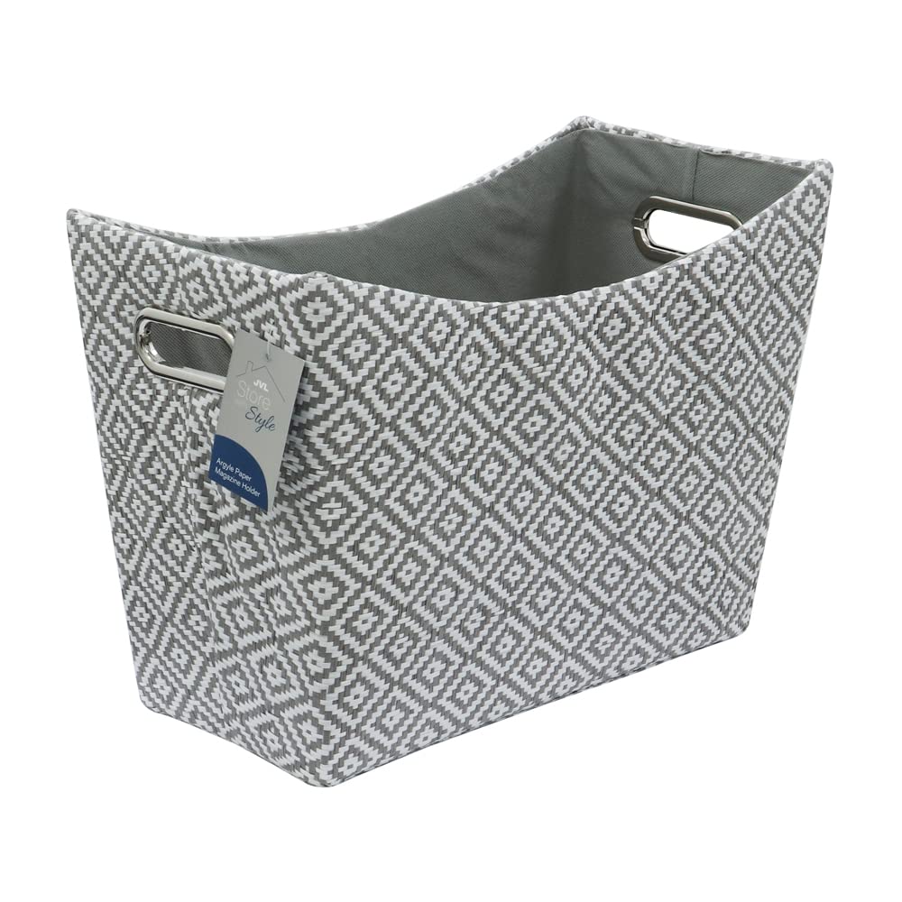 JVL Argyle Rectangular Paper Tapered Storage Basket