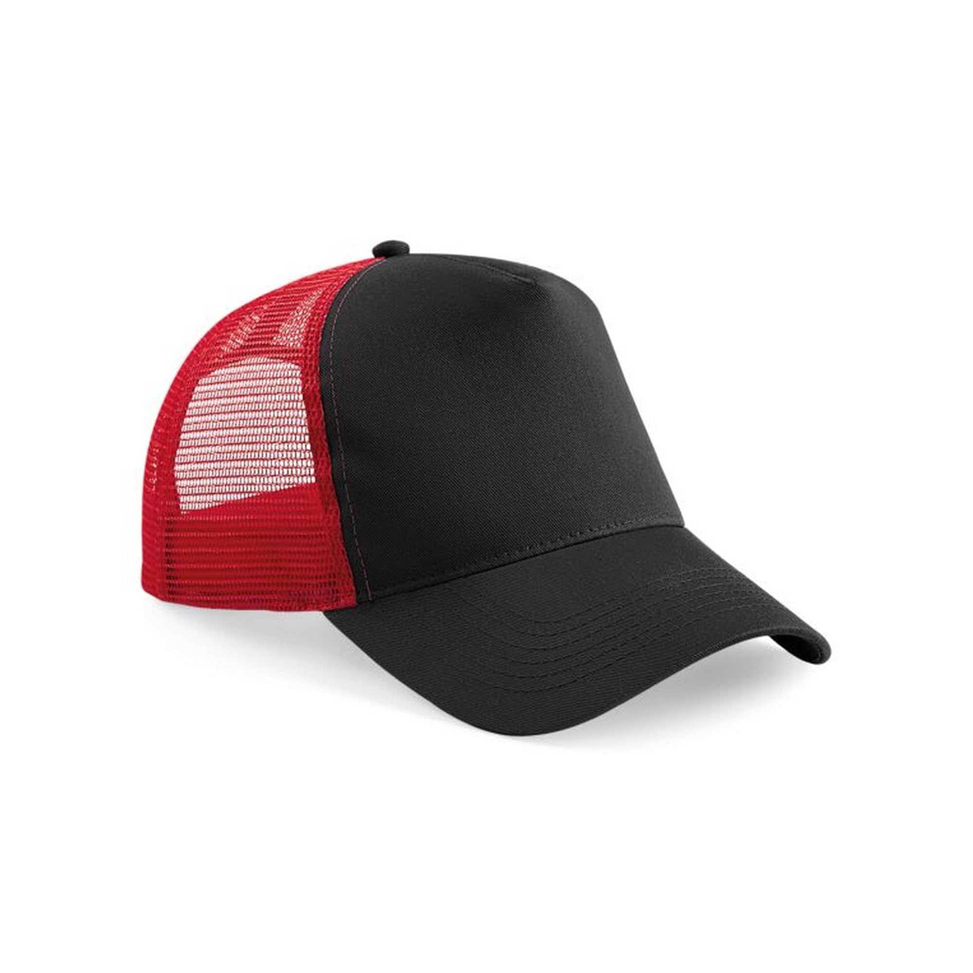 B640 Snapback Trucker - Black/Classic Red