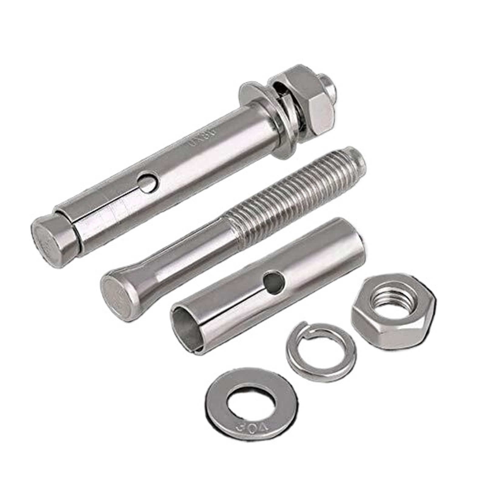 BOL-27885 M12 M14 M16 M20 Bulloni di espansione in acciaio inox 304 GB Explosion viti esterne, (Dims: x 150 (2 pezzi)
