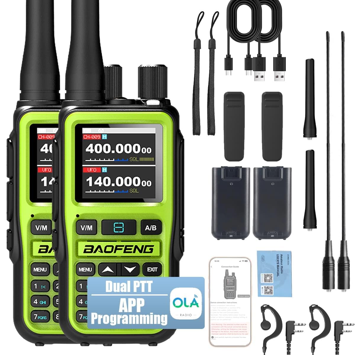 Amazon.com: BAOFENG UV-5R Mini Ham Radio Long Range Handheld Two