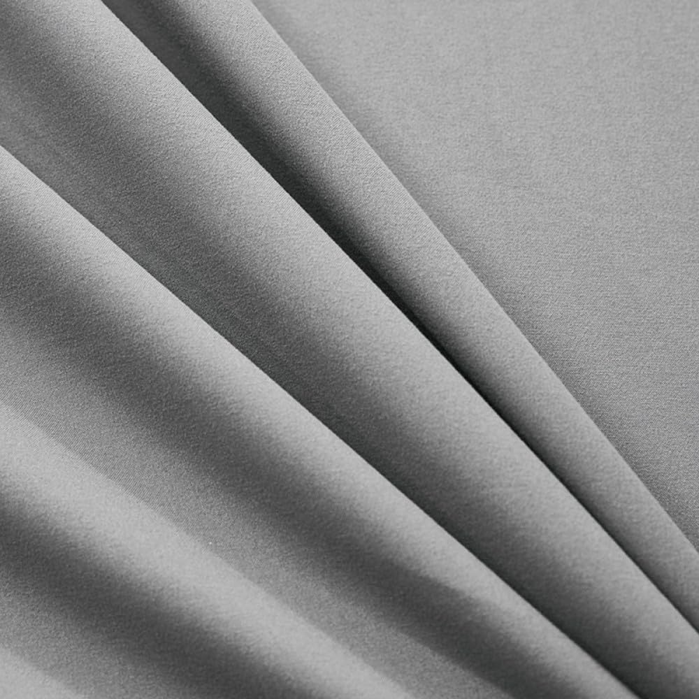 Sábana Bajera Impermeable, Funda de colchón Suave y Transpirable, Gris Queen/King/Twin/Full,White,140x200x30cm