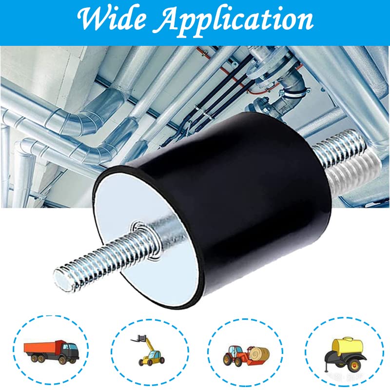 Supporti Antivibranti M6 In Gomma - Silent Block Per Auto, Barche E Macchinari Rumorsoi - Foto 5