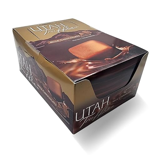 Utah Truffles Belgian Milk Chocolate Toffee Individually