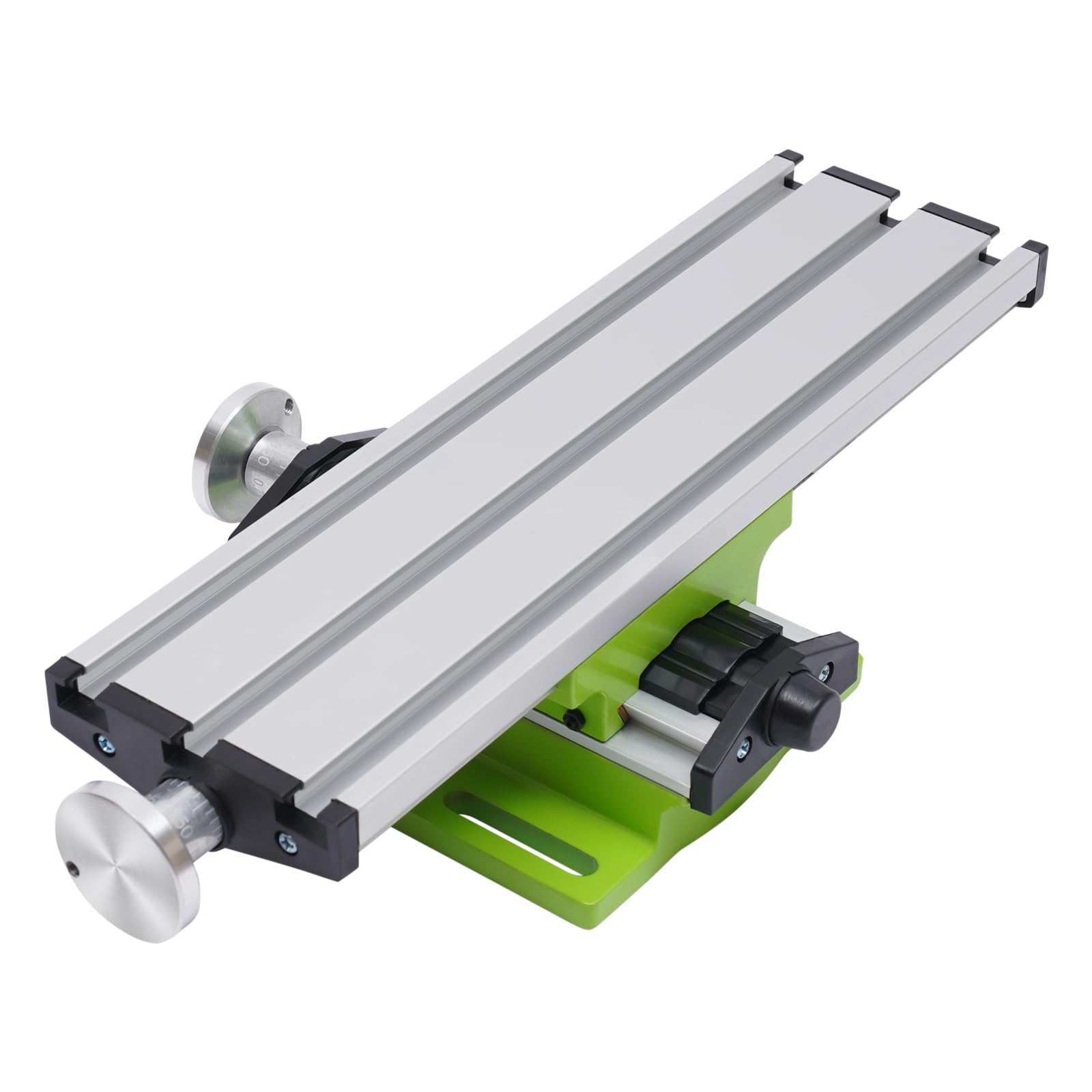 Tavolo A Croce Per Fresatura - Tavolo Coordinate Con Morsa | Asse X E Y Regolabile, 395x88 Mm - Foto 4