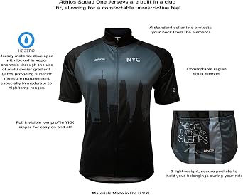 athlos - Men's Excitement Collection Cycling Jersey