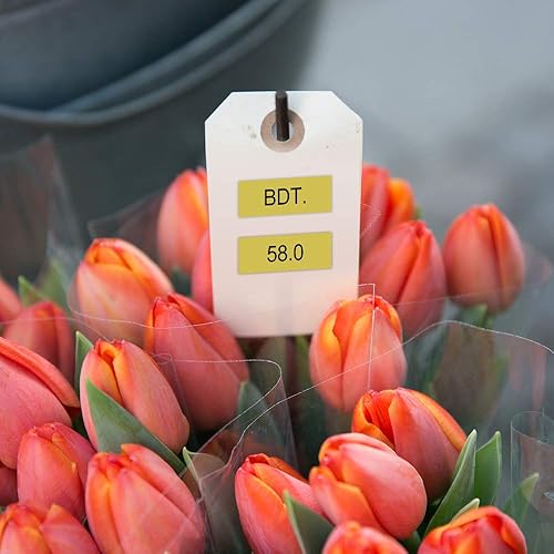 Miniatura 7 de Oozmas Cinta de etiquetas de repuesto compatible para TZe-631 Brother Label Maker Tape 0.472 in 0.47 Amarillo TZE631 TZ cinta laminada negro sobre