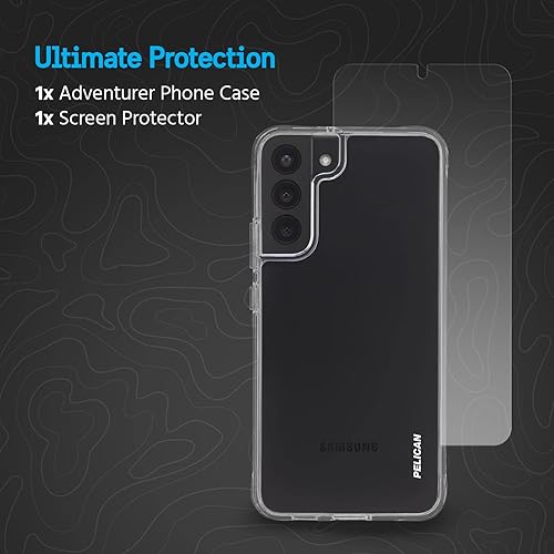 Miniatura 4 de Pelican Samsung Galaxy S22 Case with Screen Protector Wireless Charging Compatible 10ft MIL-Grade Drop Protection Shockproof Phone Case Cover for