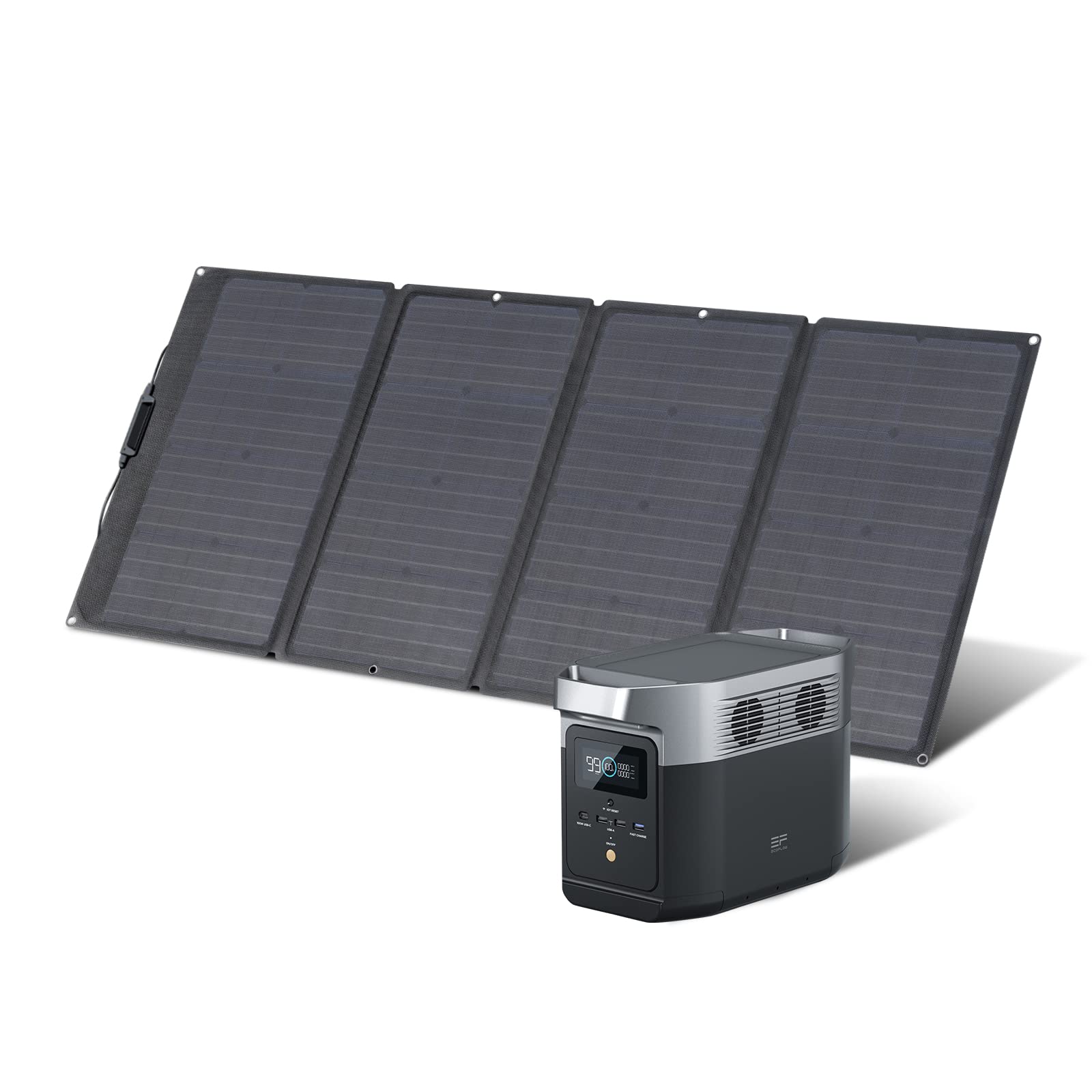 Buy EF ECOFLOW DELTA mini Solar Generator and 160W Solar Panels with