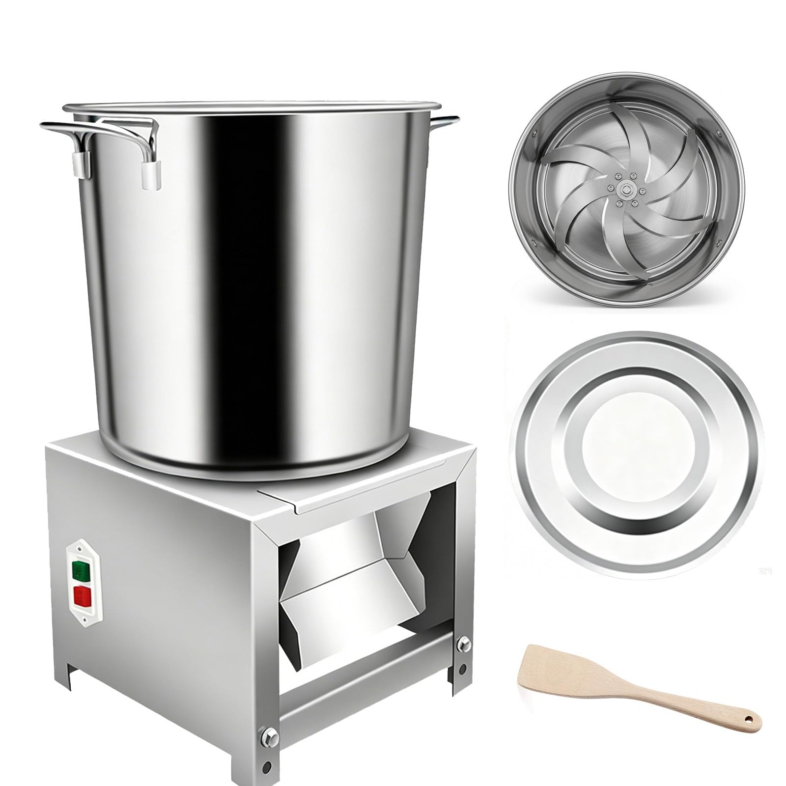 eQianyuan Poultry Feed Processor Vegetable Chopper 2400W-220V