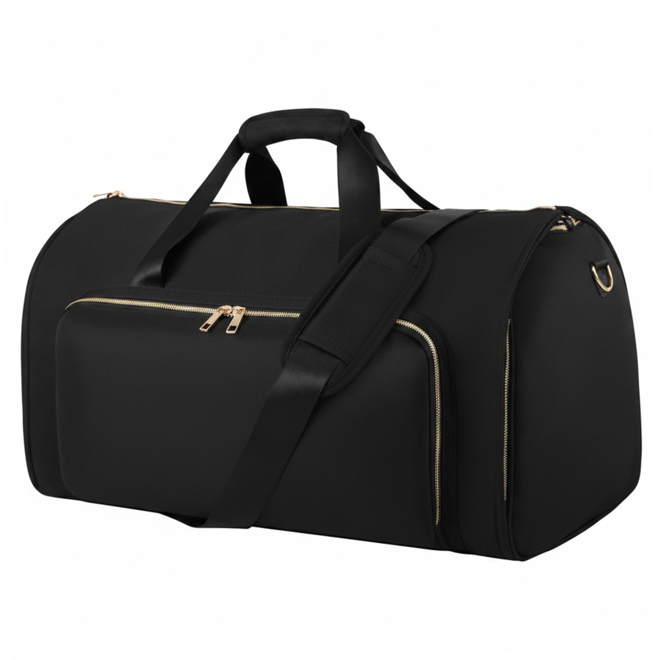 Reise Kleidertasche für Halbtagestouren, 3 in 1 Anzugtasche, Reise Kleidertasche – 53 l, wandelbar als Rucksack/Handtasche, Schwarz, Anzug, Reisetaschen
