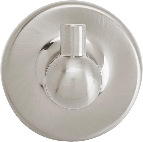 Gancho para bata de níquel cepillado montado en la pared, soporte para toallas, gancho de una sola punta, gancho para toallas, accesorios de baño,