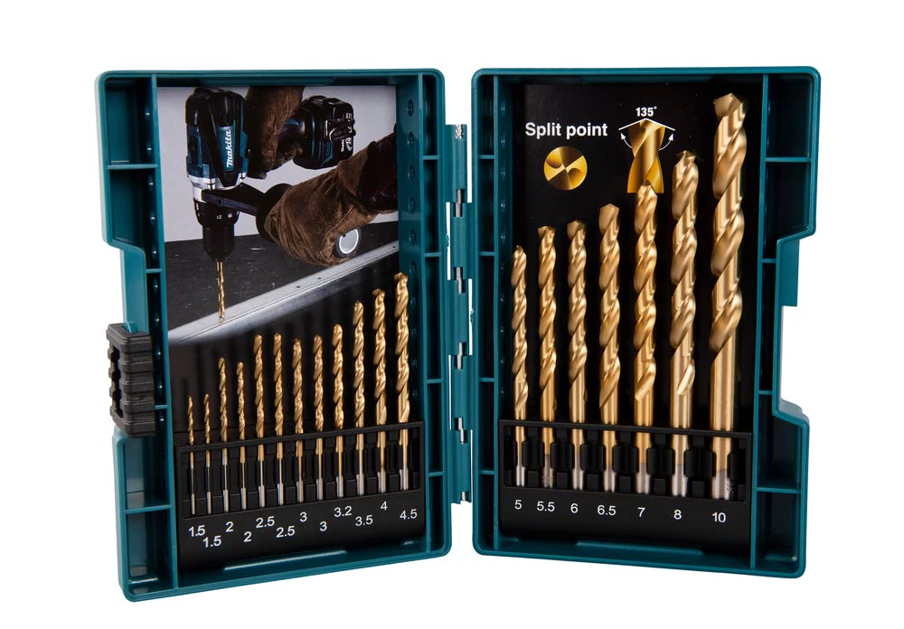 B-67795 19 Piece HSS-TiN Drill Bit Set