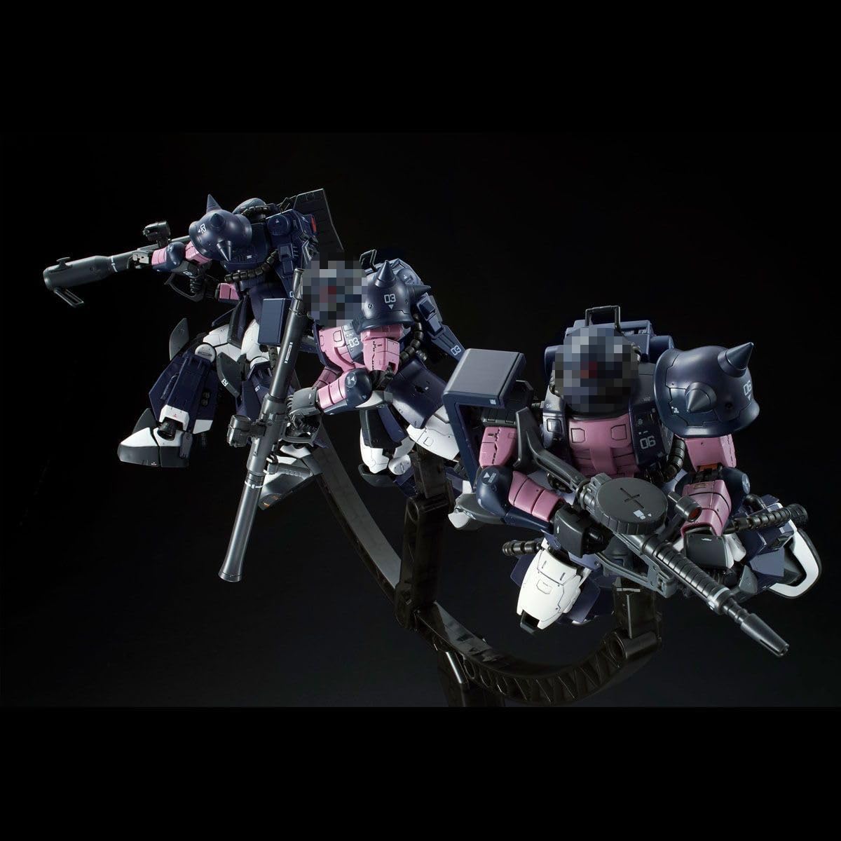 BANDAI　HG ガンプラ3セット＋アクションベース Amazon | [ToyBase] 1/144 RG HG 汎用 三連アクションベース スタンド