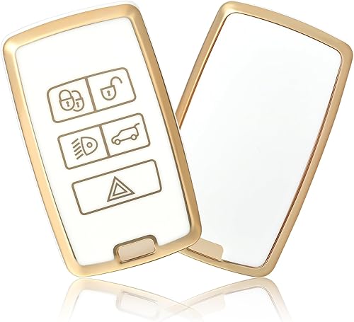 Miniatura 7 de OFFCURVE Funda para llavero Land Rover, funda protectora completa de TPU para llave de coche Land Rover Evoque Velar Sport Discovery Freelander2 LR4